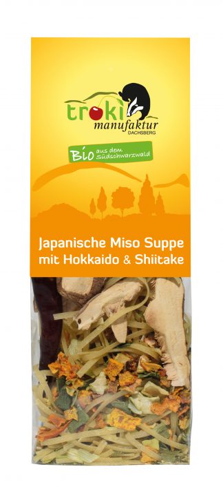 Japanische Miso Suppe mit Hokkaido & Shiitake