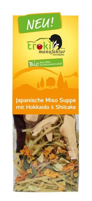 Japanische Miso Suppe mit Hokkaido & Shiitake