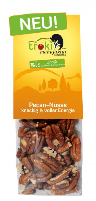 Pecan-Nüsse - knackig und voller Energie